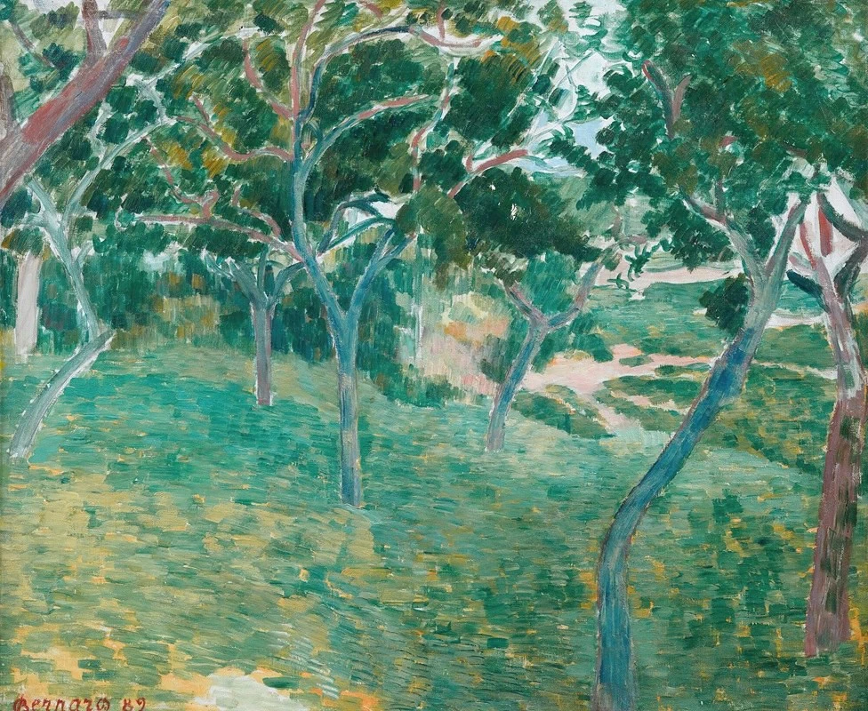 Un angolo del Bois d'Amour a Pont-Aven, 1889